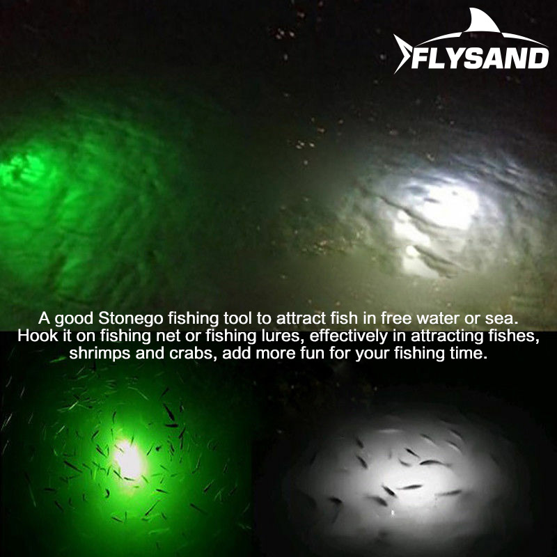 مصباح صيد LED على شكل الماس تح - مراجعة Underwater Flashlight وسعره