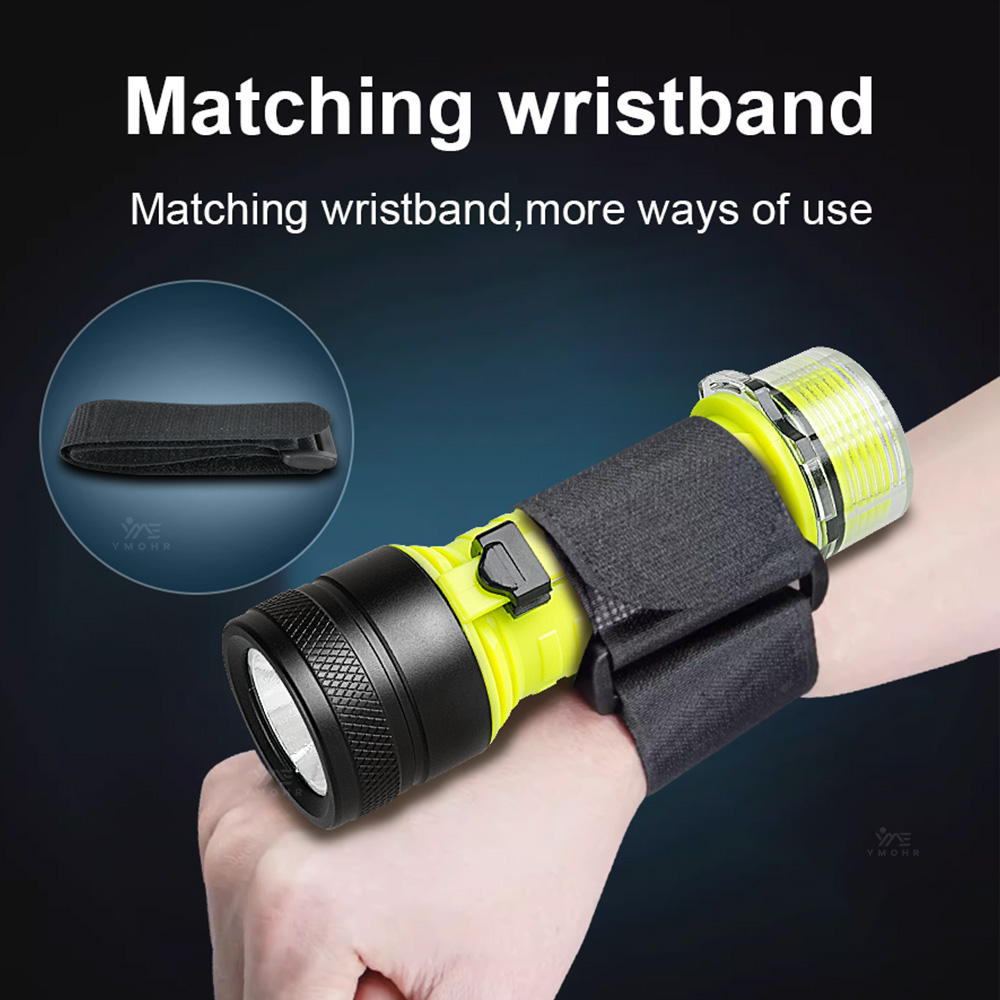 مصباح غوص LED محمول جديد احترا - مراجعة Underwater Flashlight وسعره