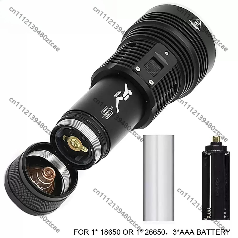 مصباح يدوي ليزر أبيض عالي القو - مراجعة Underwater Flashlight وسعره