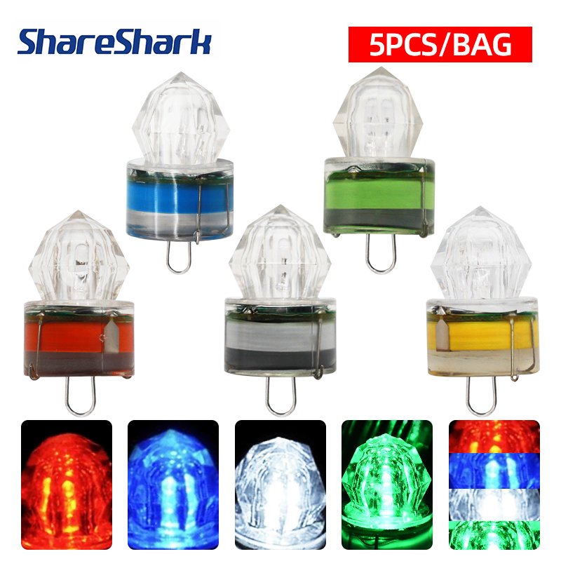 ShareShark 5 قطعة LED مصباح ال - مراجعة Underwater Flashlight وسعره